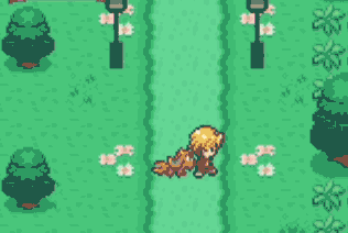 In-game screenshot: party of monsters exploring